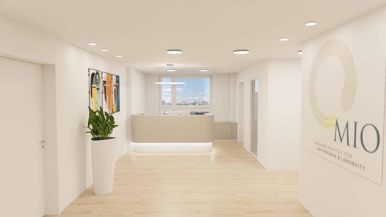 Blurred green surface with horizontal lines and a light gradient background.